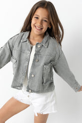 Grey Cute Summer Jacket
